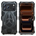 Pancerne Etui Obudowa LUPHIE do iPhone 18 Pro Max czarne