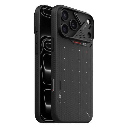 Magnetyczne Etui AULUMU Aramid Fiber do iPhone 17 Pro Max czarne