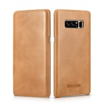 Skórzane Etui Pokrowiec ICARER Samsung Galaxy Note 8 khaki