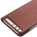 Biznesowe Etui QIALINO do Huawei P10 Plus brązowe