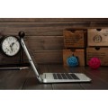 Klawiatura Bezprzewodowa Bluetooth iPad Mini 1 2 3 srebrna