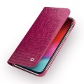 QIALINO Skórzane Etui Pokrowiec iPhone XR różowe