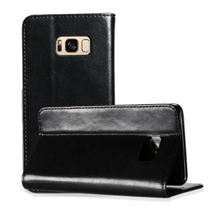 Skórzane Eleganckie Etui KLD skóra Samsung Galaxy S8 czarne