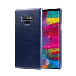 Skórzane etui ochronne typu plecki Galaxy Note 9 - granatowe