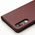 QIALINO Eleganckie Skórzane Etui Huawei P20 Pro brązowe