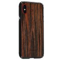 Aluminiowa ramka z drewnianymi pleckami do iPhone X