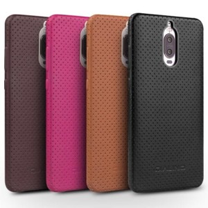 Plecki QIALINO skóra Mate 9 Pro / Porsche Design  dziurki