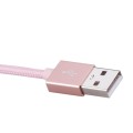 MOMAX Elite Lightning MFi kabel USB 8pin do iPhone iPad iPod - różowy