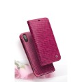QIALINO Skórzane Etui Pokrowiec iPhone XS Max różowe