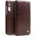 Qialino-elegancki-pokrowiec-do-huawei-p20-brazowy