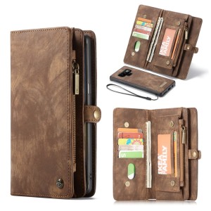 Etui Portfel CASEME Vintage Samsung Galaxy Note 9 - brązowy