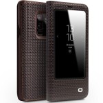 QIALINO Skórzane Etui Pokrowiec Samsung Galaxy S9+ brązowy