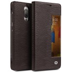 Etui Pokrowiec Window View QIALINO Mate 9 Pro brązowe
