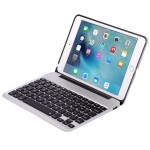 Etui Podświetlana Klawiatura do iPad Mini 4 srebrna