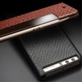 Biznesowe Etui QIALINO do Huawei P10 Plus brązowe