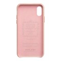 QIALINO Skórzane Etui Plecki do iPhne XS Max różowe
