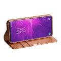 Klasyczne skórzne etui z klapką DZGOGO Royale II do Galaxy Note 9 - brązowe