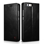 Skórzane Etui Pokrowiec XOOMZ Huawei P10 czarne