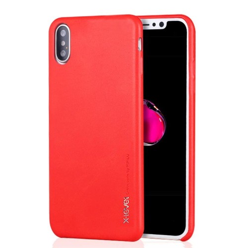 X-LEVEL Matowe Etui Plecki iPhone XR czerwone