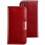 Skórzane Eleganckie Etui KLD skóra do iPhone X czerwone