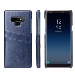 Etui typu plecki FIERRE SHANN z kieszonkami na karty do Galaxy Note 9 - niebieskie
