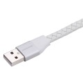 MOMAX Elite Link PRO skórzany kabel USB Lightning 8pin MFi - biały