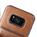 Skórzane Etui PIERRE CARDIN Samsung Galaxy S8 brązowe jasne