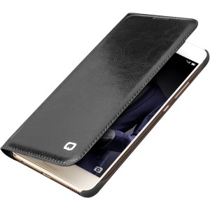 Skórzane Etui Pokrowiec QIALINO Huawei P10 PLUS czarny 