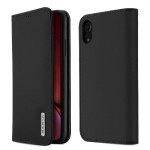 Dux Ducis Skórzane Etui Pokrowiec do iPhone XR 6.1 czarny