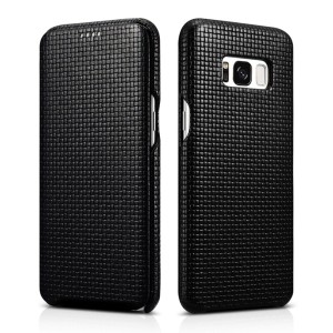 Etui Skórzany Pokrowiec ICARER Samsung Galaxy S8 czarny