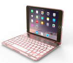 Etui Podświetlana Klawiatura Etui iPad Mini 4/5 złoty róż