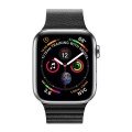 QIALINO Skórzany pasek loop do Apple Watch 42/44mm czarny