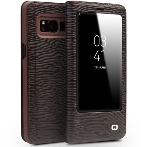 Skórzane etui Qialino do Samsung Galaxy S8