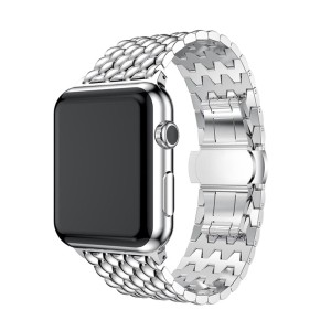 Regulowana stalowa bransoleta do Apple Watch 38mm/40mm - kolor srebrny