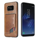 Skórzane Etui PIERRE CARDIN Samsung Galaxy S8 brązowe jasne