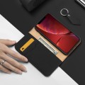 Dux Ducis Skórzane Etui Pokrowiec do iPhone XR 6.1 czarny