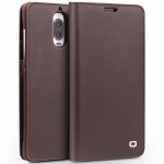 Eleganckie Etui Pokrowiec QIALINO Mate 9 Pro brązowy