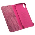 QIALINO Skórzane Etui Pokrowiec iPhone XS Max różowe