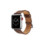 Skórzany Mocny Pasek do Apple Watch 38mm / 40mm brązowy