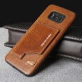 Skórzane Etui PIERRE CARDIN Samsung Galaxy S8 brązowe jasne
