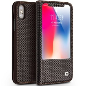 QIALINO Etui Pokrowiec Window View do iPhone X 