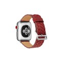 Skórzany Mocny Pasek do Apple Watch 38mm / 40mm czerwony
