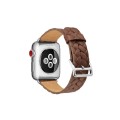 Skórzany Mocny Pasek do Apple Watch 38mm / 40mm brązowy