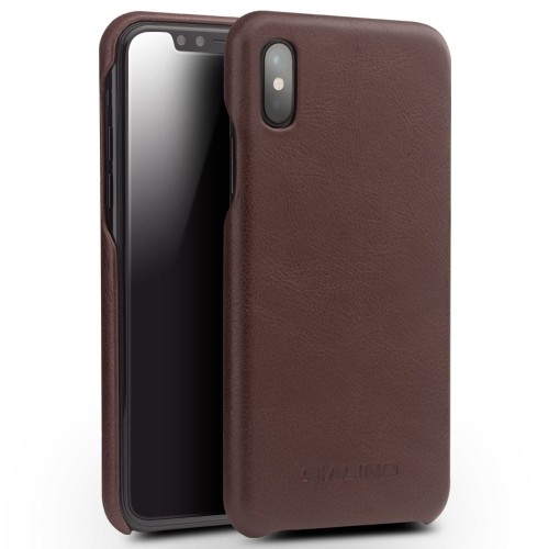 Etui-qialino-iphone-x-10-brązowe