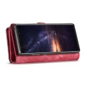 Czerwony portfel etui do telefonu Samsung Galaxy Note 9 z przegrodami na karty