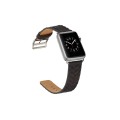 Skórzany Pleciony Pasek do Apple Watch 42/44mm czarny