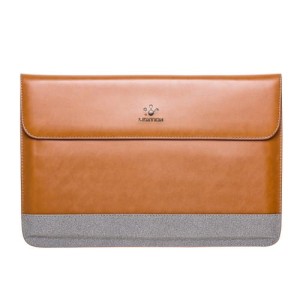 Torba Etui LENTION skóra MacBook Air Pro 13.3 brązowa