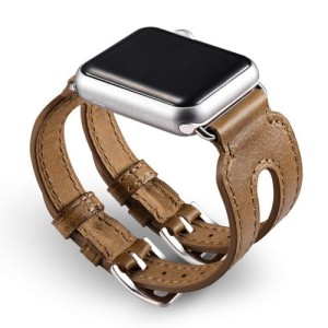 Skórzany pasek iCARER  do Apple Watch 38mm