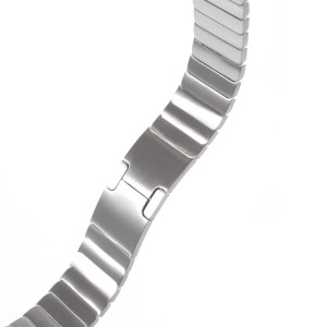 Stalowa Bransoleta Panelowa do Apple Watch 38/40/41mm srebrna 