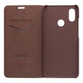 QIALINO Skórzany Pokrowiec Etui do Xiaomi Mi 8 Mi8 brązowe